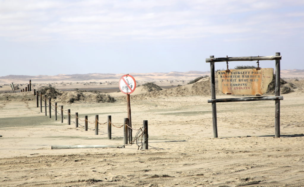 Border of the Namib-Naukluft park