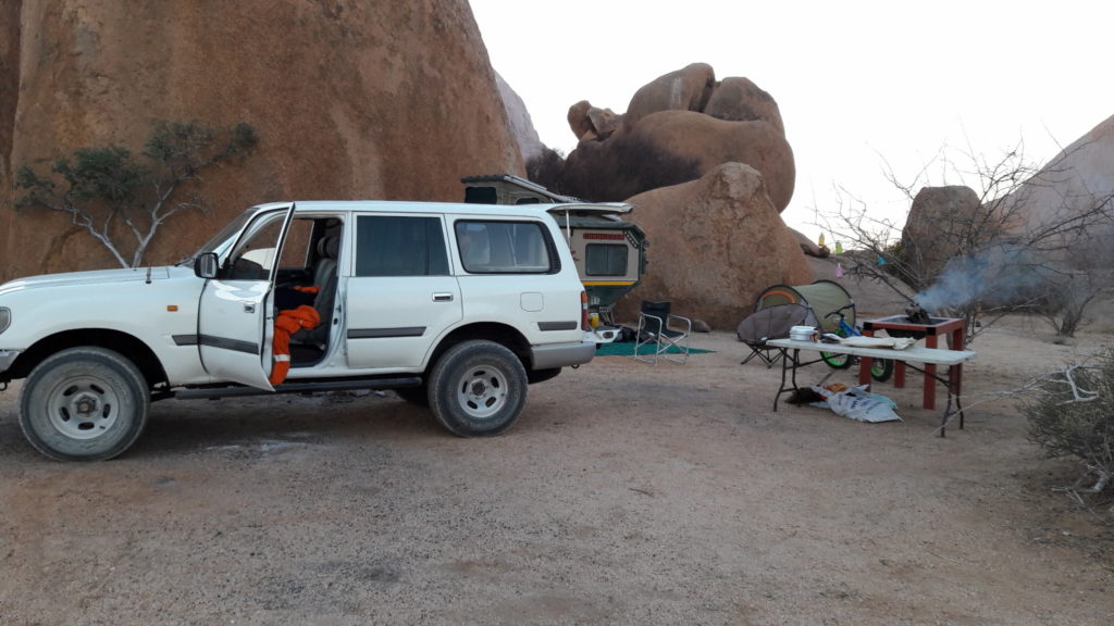 About Land Cruiser at Spitzkoppe