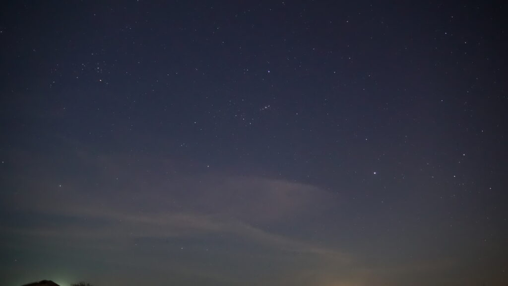 Orion on the mighty A7S II